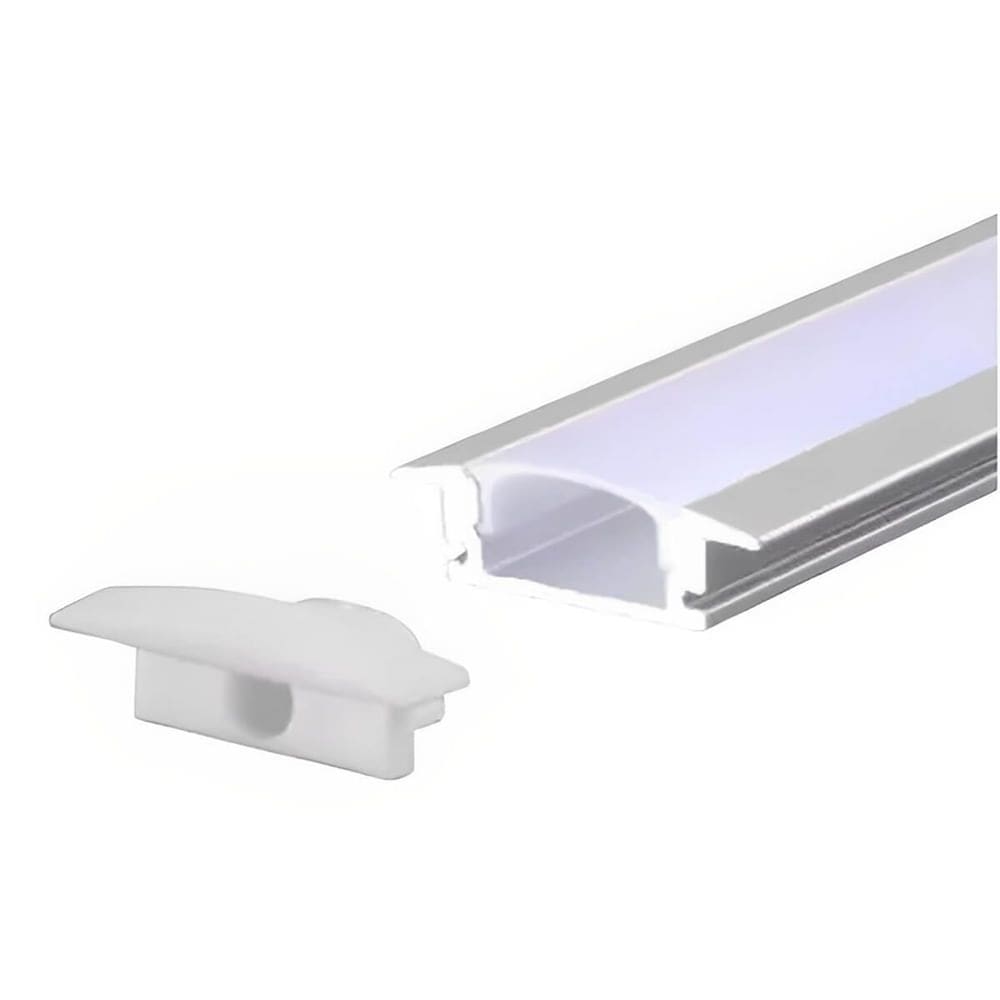 Perfil Slim de Embutir Branco 1 Metro - 9342 - GAYA
