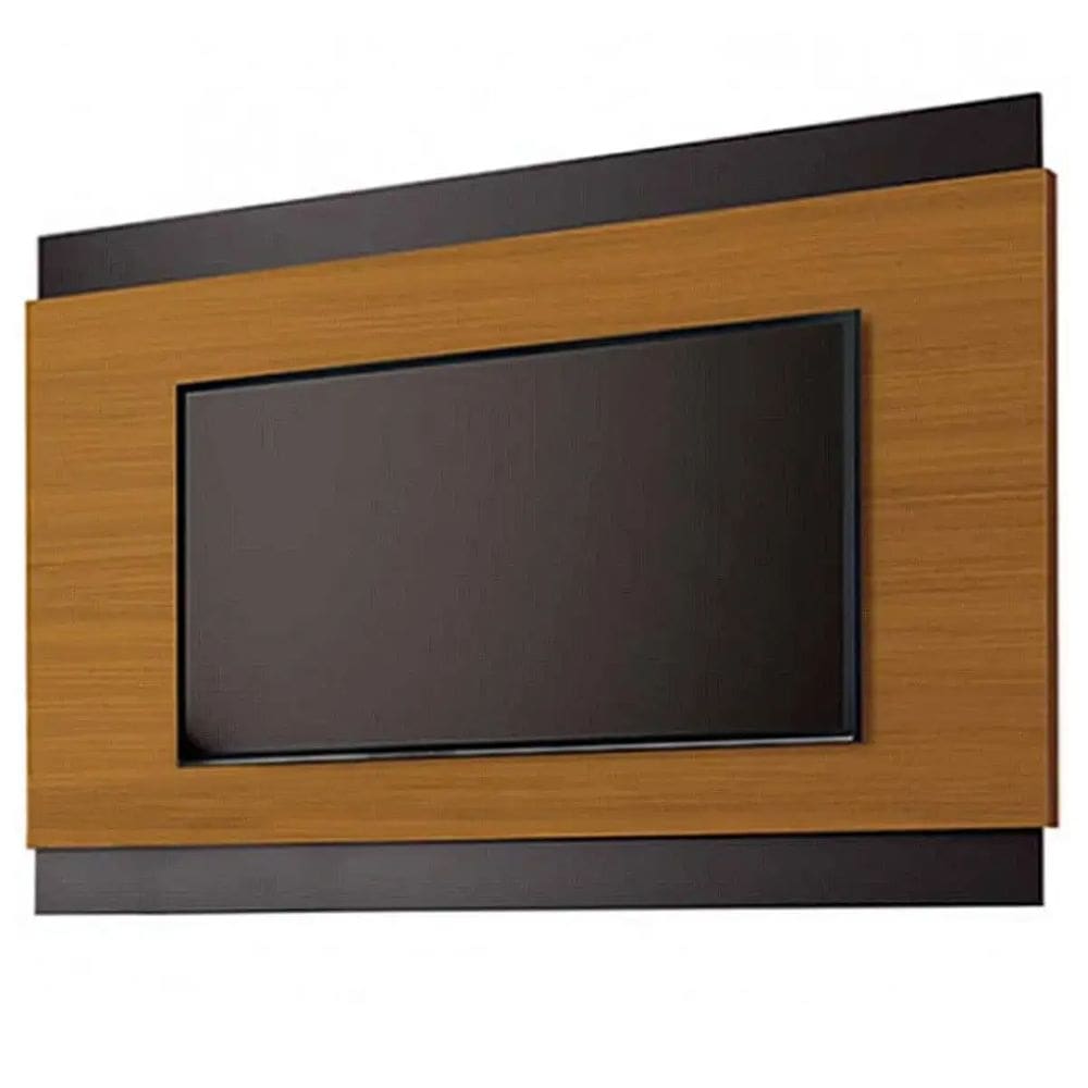 Painel Legacy 200cm para TV até 65 Polegadas EDN Cor Cedro Naturale Preto