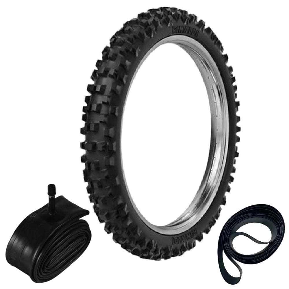 Kit Pneu Crf 230 Tornado Lander Tenere 90/90-21 Rmx35 Rinaldi + Câmara + Cinta