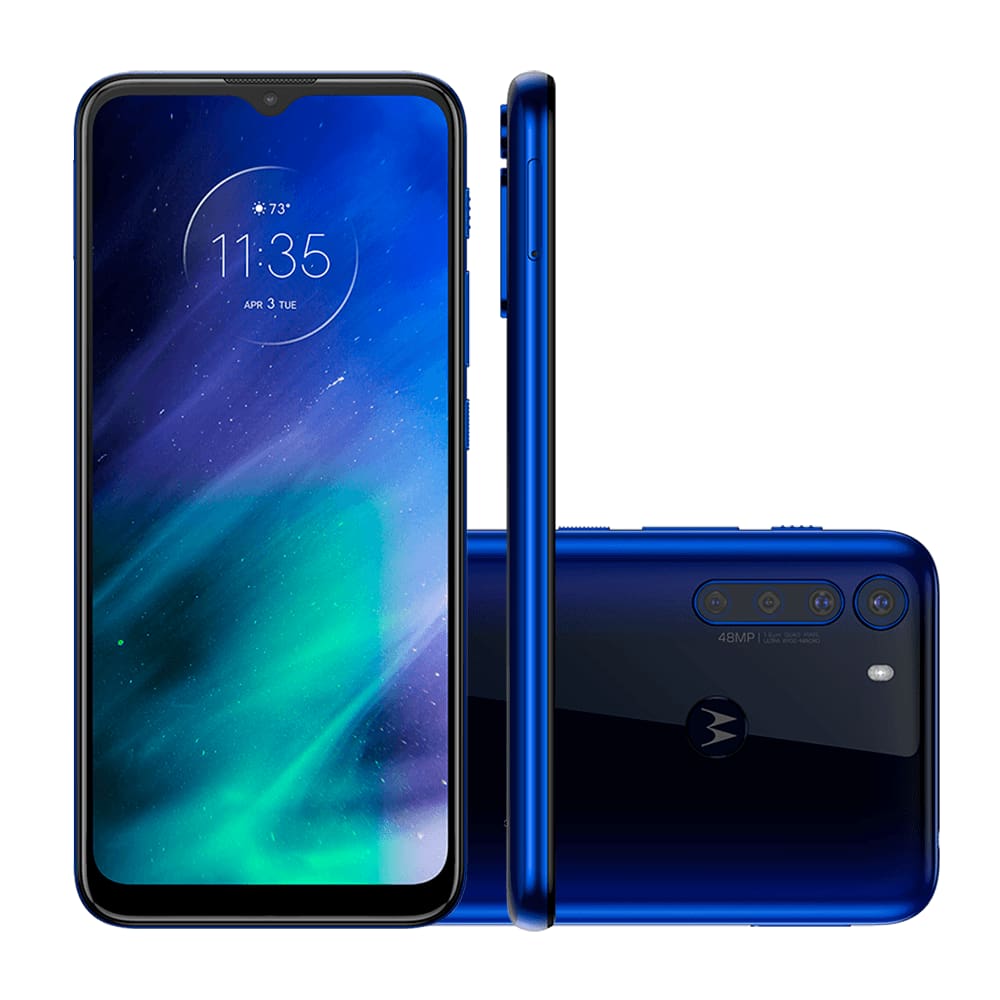 SMARTPHONE Motorola One Fusion XT2073 128GB 4G Tela 6.5 Câm.Quadrupla 48MP Selfie 8MP Andr 10