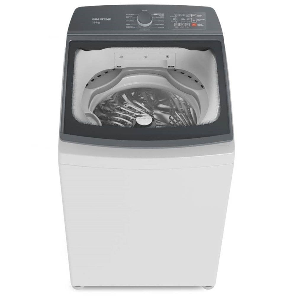 Maquina de Lavar 18Kg Ciclo Tira Manchas Advanced Cesto Inox Painel Digital Brastemp