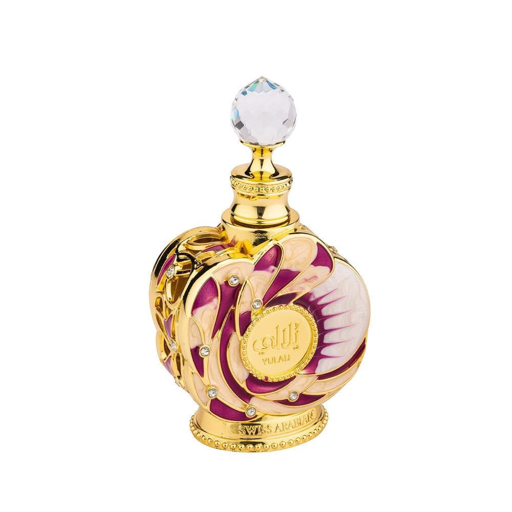 Óleo de perfume Swiss Arabian Yulali, fragrância luxuosa de 15 ml