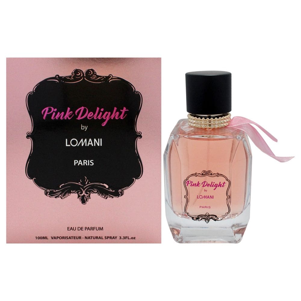 Perfume Lomani Pink Delight Eau de Parfum 100ml para mulheres