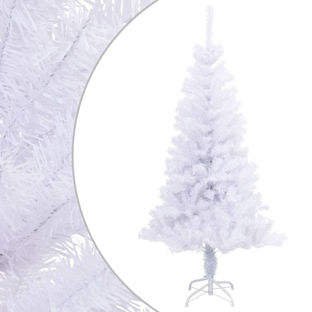 Árvore de Natal vidaXL Artificial PVC branco realista de 1,2 m