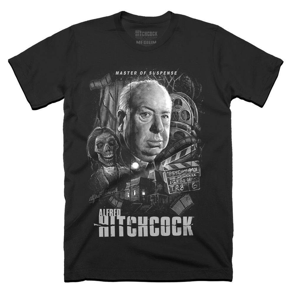 Camiseta ROCKINSTONE Alfred Hitchcock Master Of Suspense