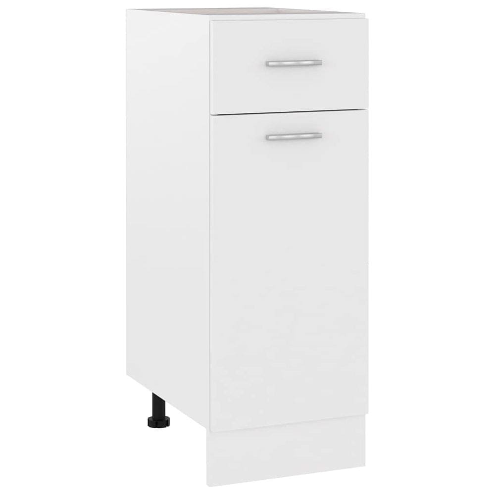 Armário com fundo de gaveta VidaXL Engineered Wood White 30x46x82cm
