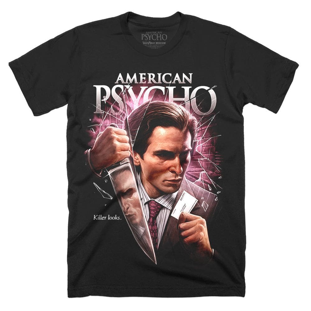 Camiseta ROCKINSTONE American Psycho Killer Looks de Halloween