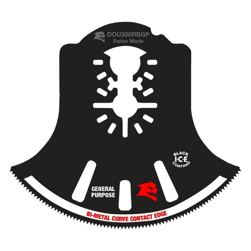 Lâmina de serra Diablo DOU350RBGP bimetálica com 8,9 cm de largura de corte