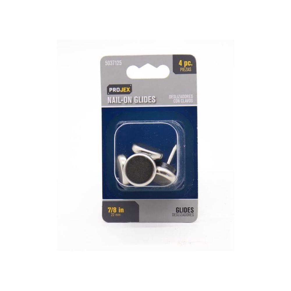 Cadeira Glide Projex de 2,22 cm Nail-On Nickel, pacote com 4
