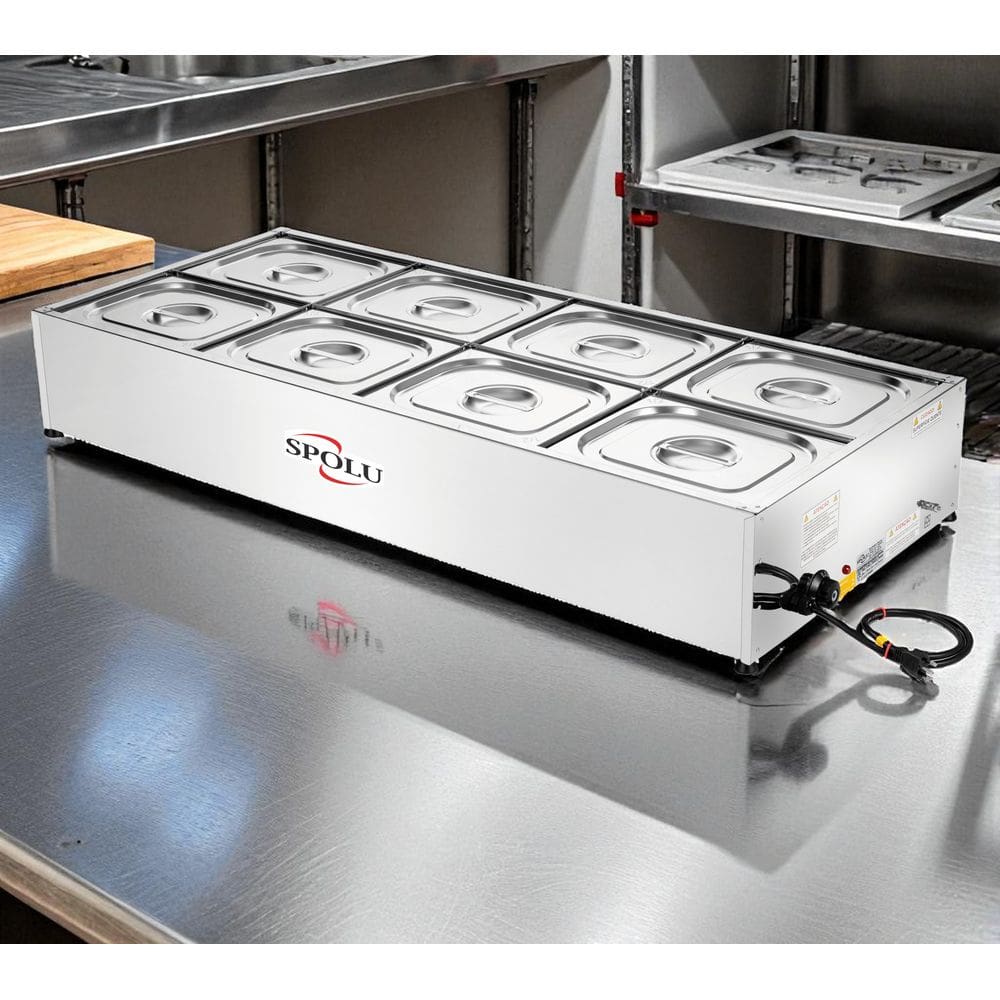 Buffet Térmico de Bancada 8 Cubas de 6 Litros 127