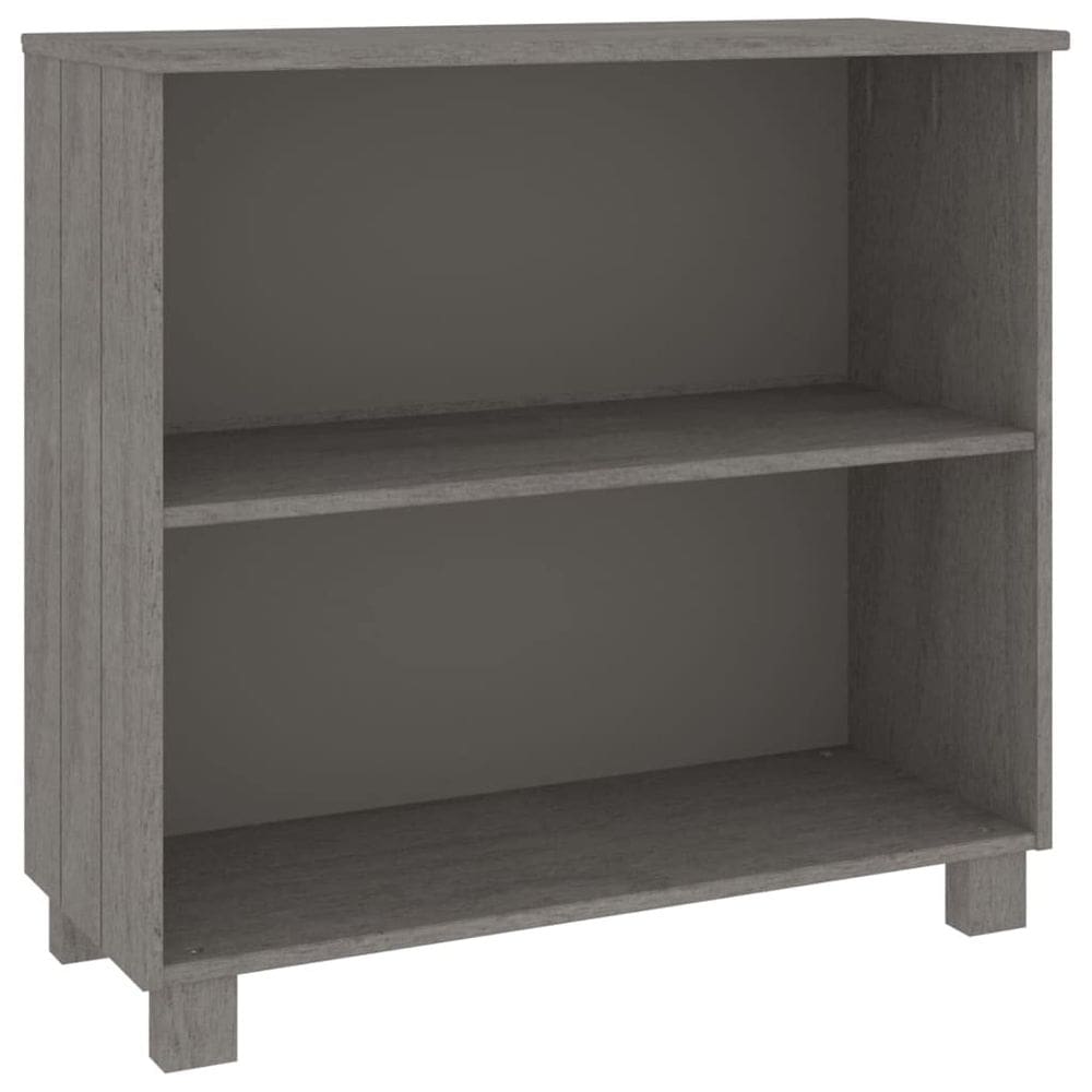 Aparador vidaXL HAMAR Cinza Claro, Madeira de pinho e MDF 80x35x80cm
