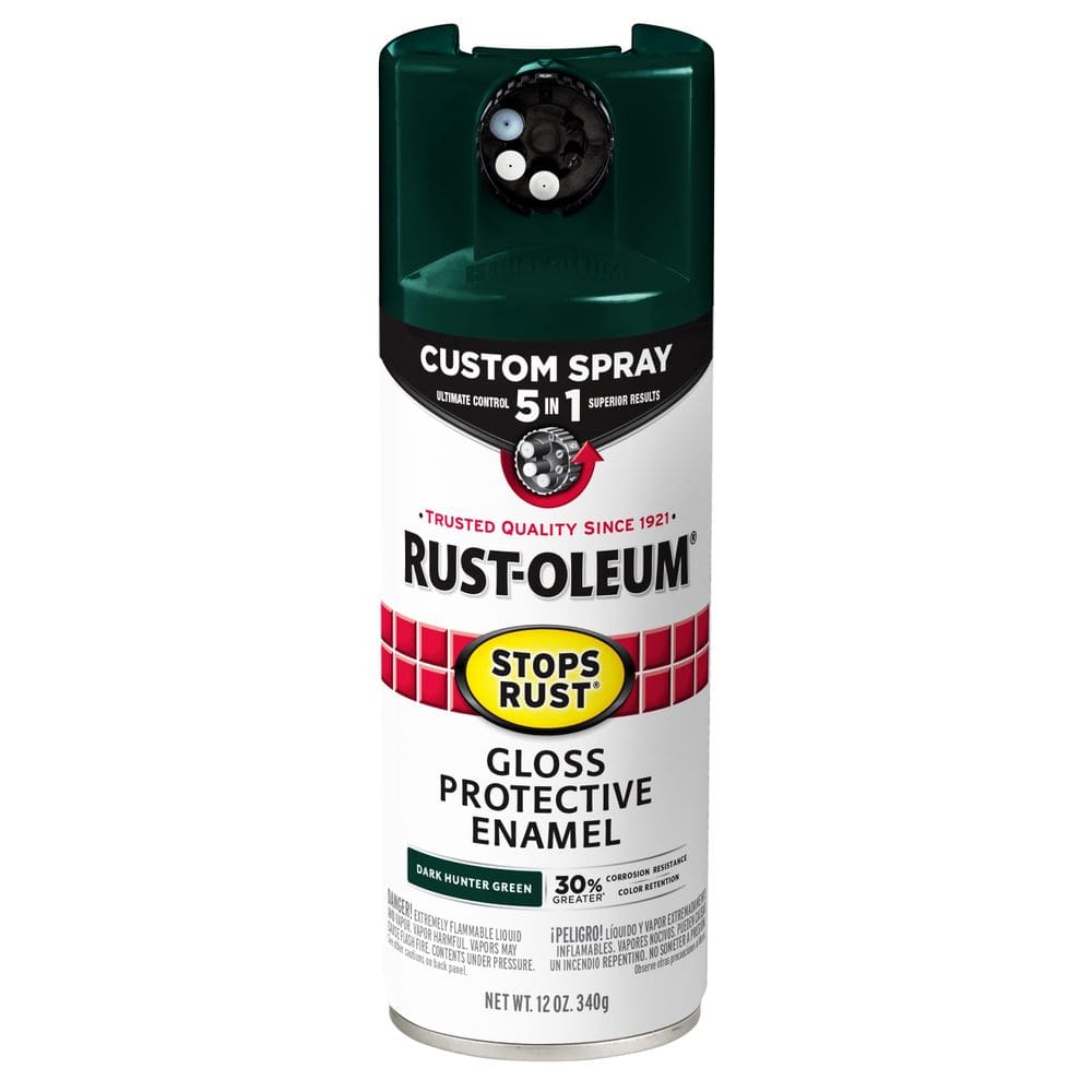 Tinta spray Rust-Oleum 376902 impede a ferrugem 340g verde brilhante