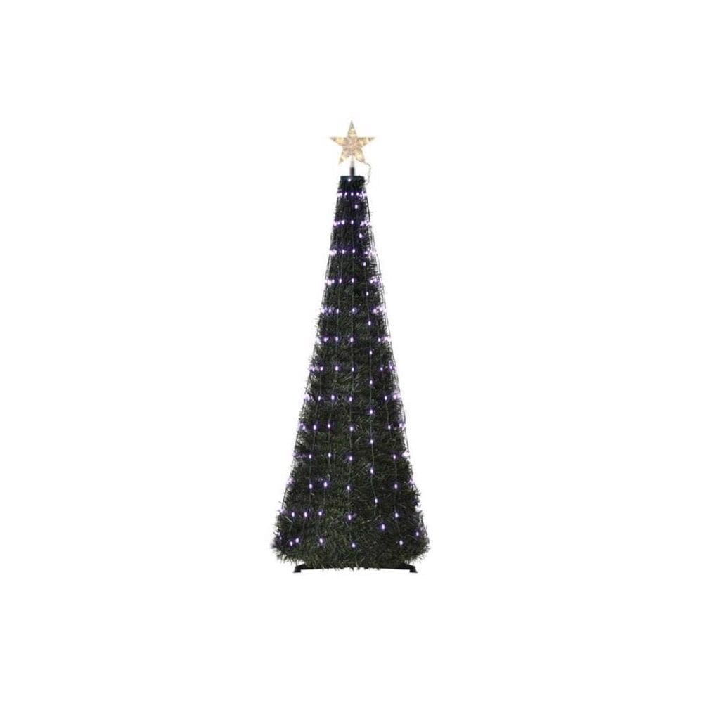 Árvore pop-up iluminada para celebrações de decoração de quintal de 183 cm