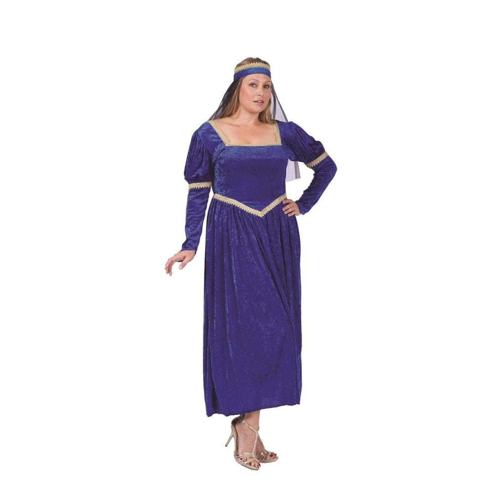 Vestido feminino RG Costume Plus Size Renaissance Princess 142 cm