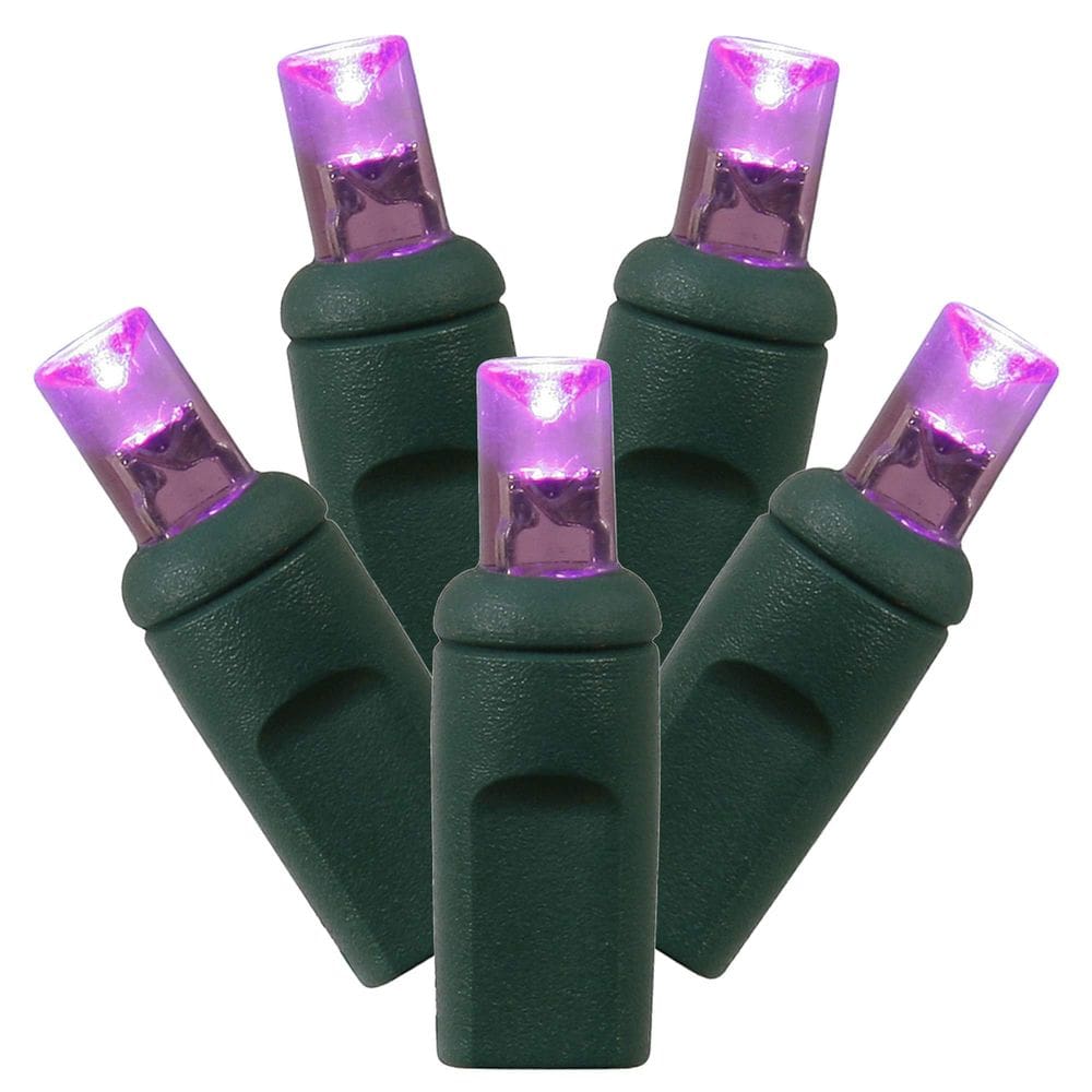 Luzes de Natal LED de grande angular roxas Vickerman 70 11m