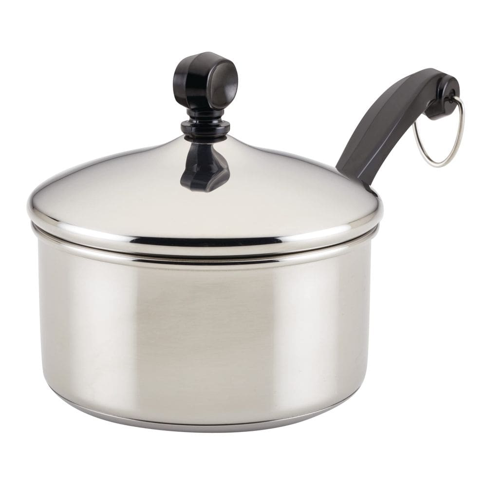 Panela Farberware Classic em aço inoxidável 1L com tampa