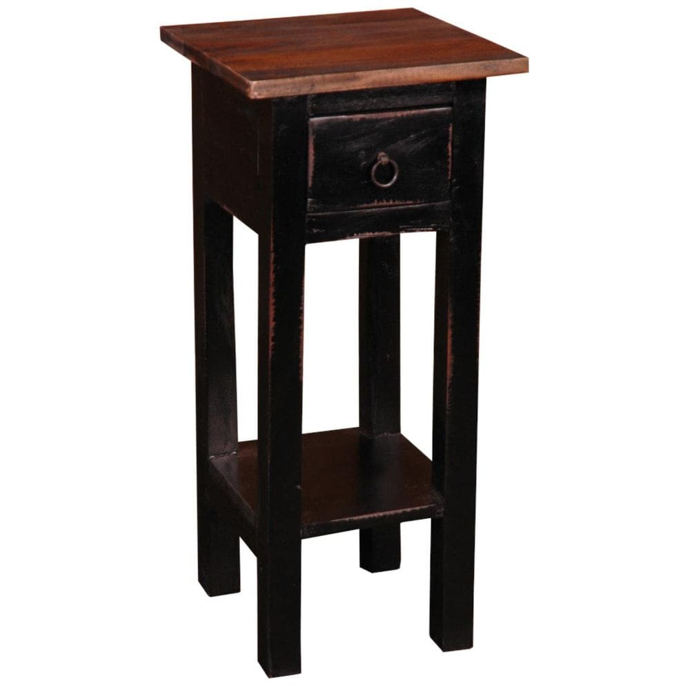 Mesa Sunset Trading Cottage Mesa lateral de madeira estreita 66x30x27 cm