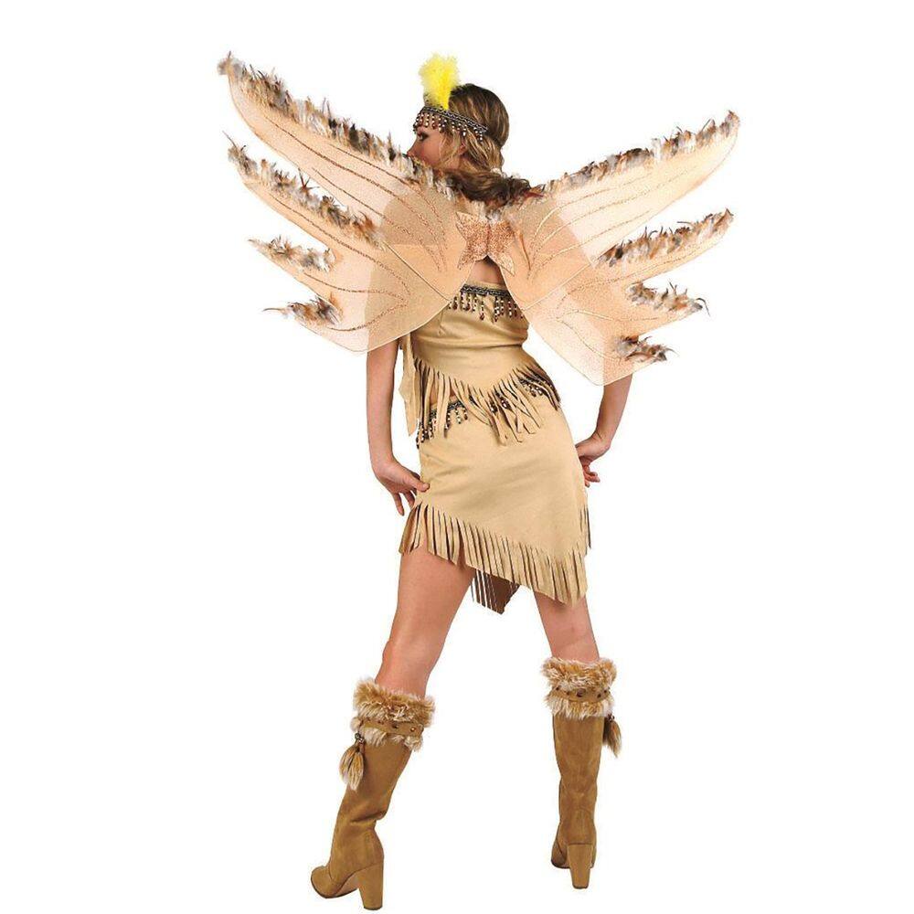 Fantasia Indian Eagle Feather Wings, acessório, traje RG