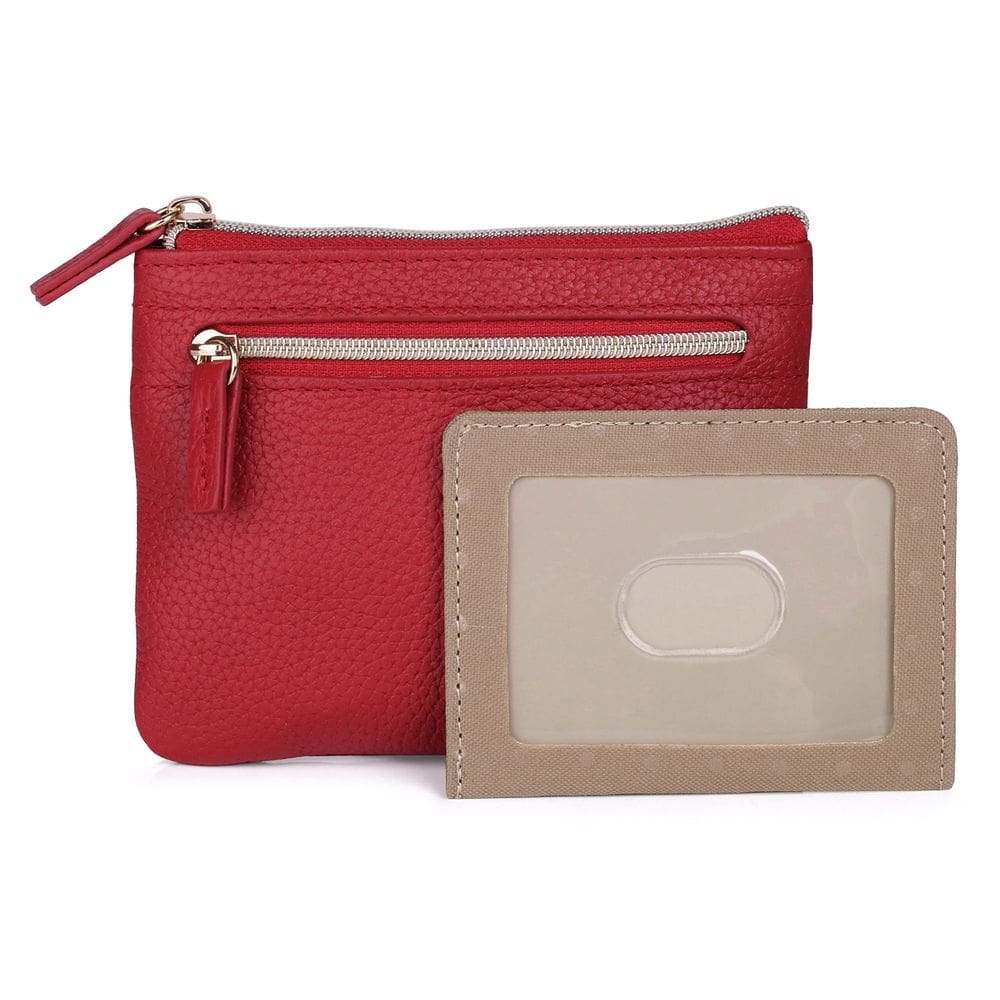 Carteira Wallet Dopp Pik-Me-Up Large ID Coin Card, vermelha
