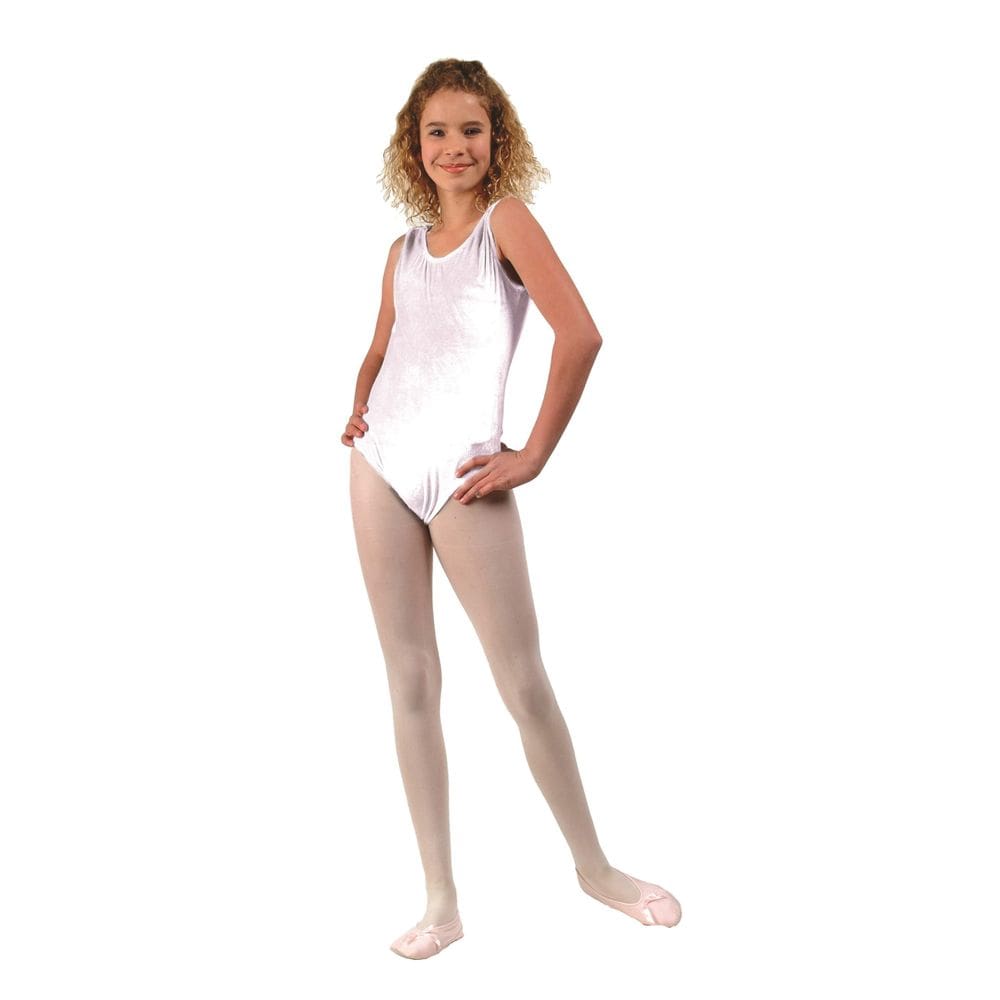 Collant RG Costumes Lycra White para crianças pequenas (5-6 anos)