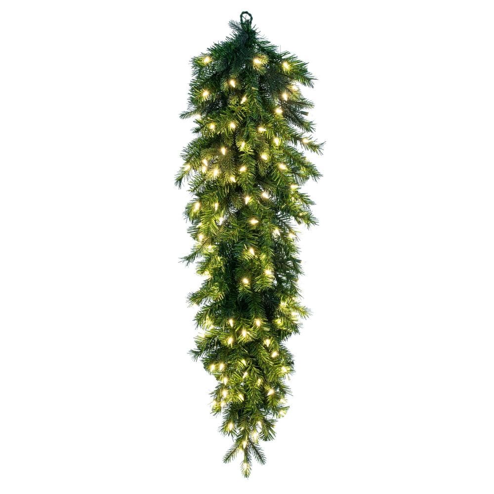 Árvore artificial Vickerman 122 cm pré-iluminada Douglas Fir LED 120V