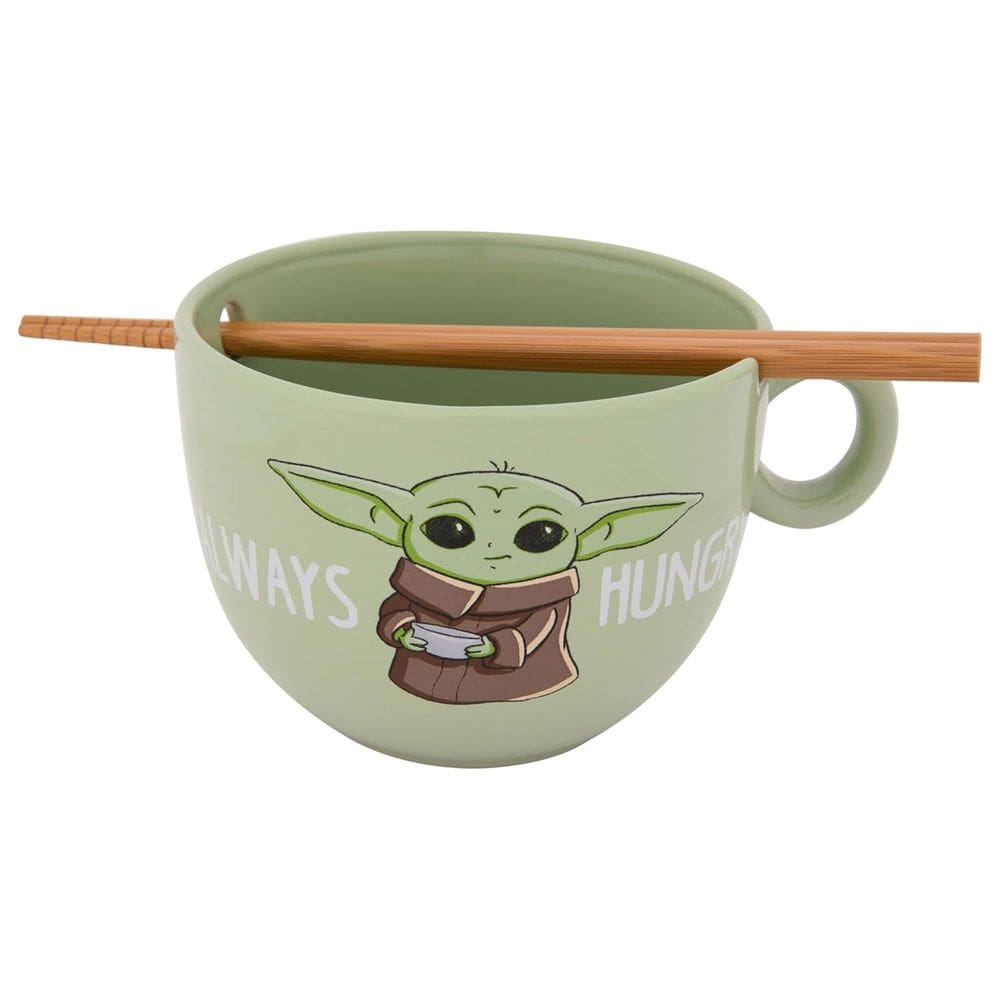 Conjunto de canecas Ramen ICUP Star Wars Mandalorian The Child Green