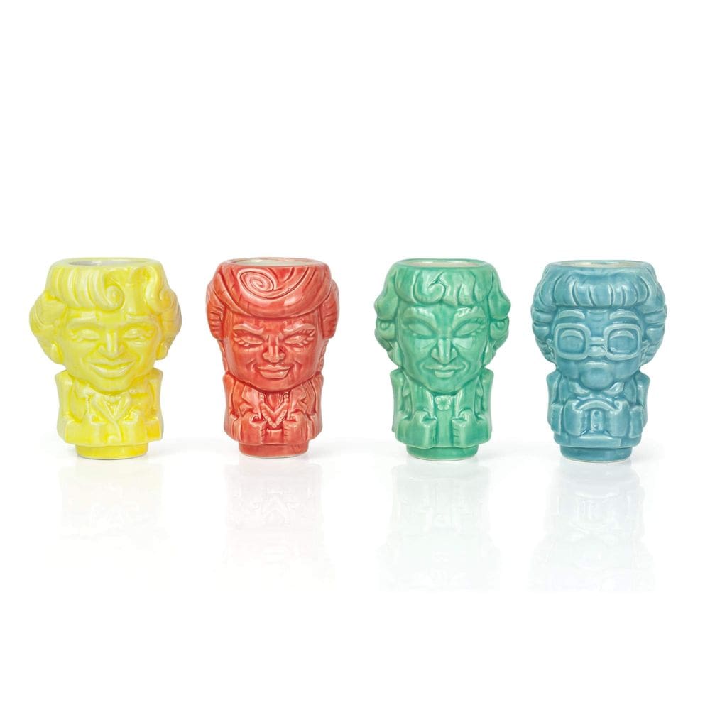 Conjunto Tiki Muglet Geeki Tikis The Golden Girls 7 cm 60 mL 4 unidades