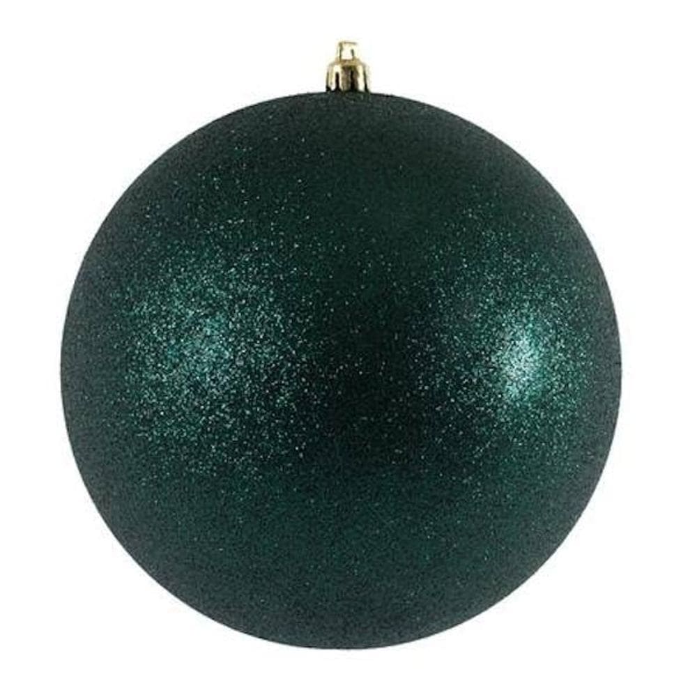 Enfeite de Natal Ball Vickerman 6 cm Midnight Green Glitter 24 peças