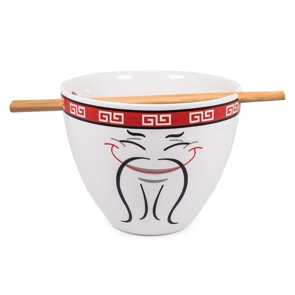 Conjunto de tigelas de macarrão Ramen Boom Trendz Bowl Bop Food Man Chew