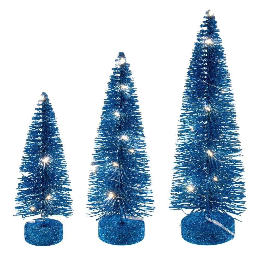 Árvore de mesa Vickerman LS240112WWBO Turquesa 20-25-30cm