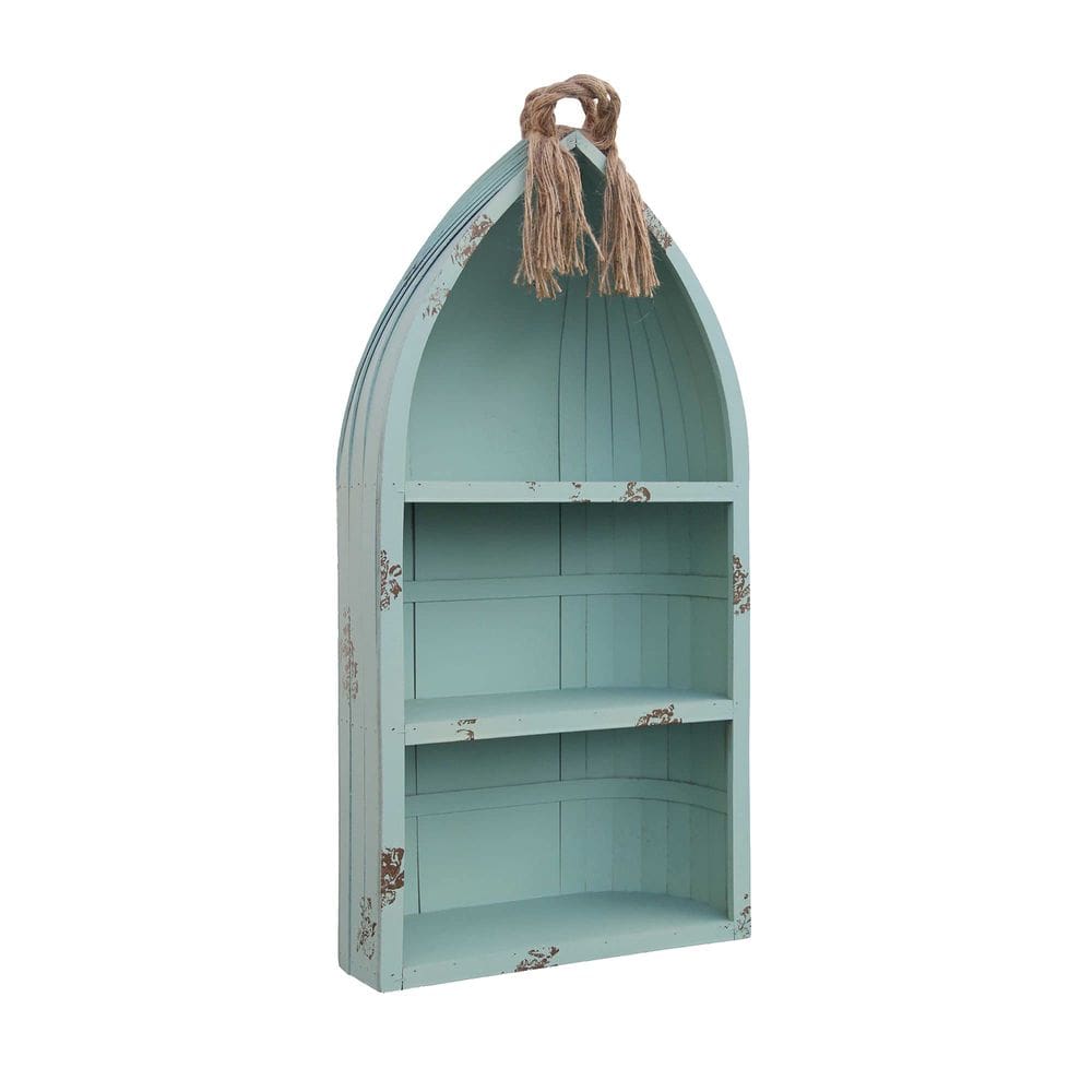 Prateleira: canoa grande de Cheung com corda 87x41x18 cm