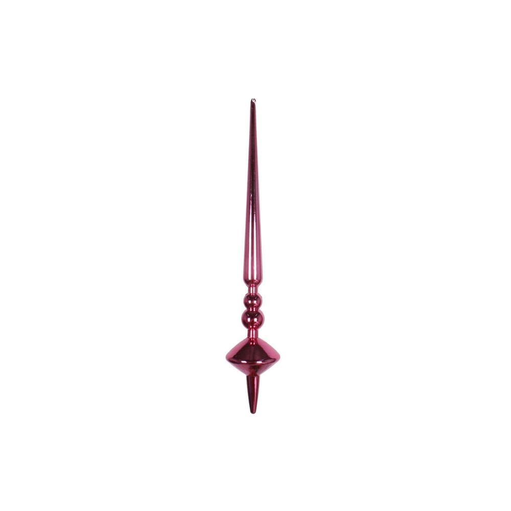 Enfeite de árvore de Natal Vickerman, lilás brilhante, 30 cm, pacote com 3