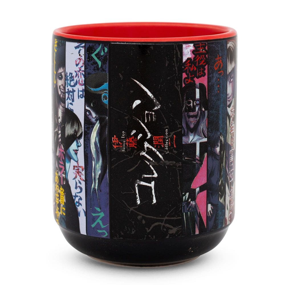 Taça de chá Silver Buffalo Junji Ito Panel Poster Asian Ceramic