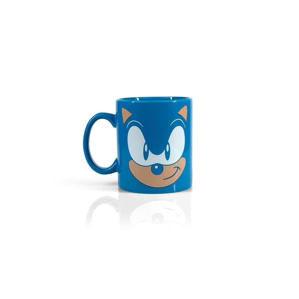 Caneca de café Sonic The Hedgehog Blue Ceramic 473mL