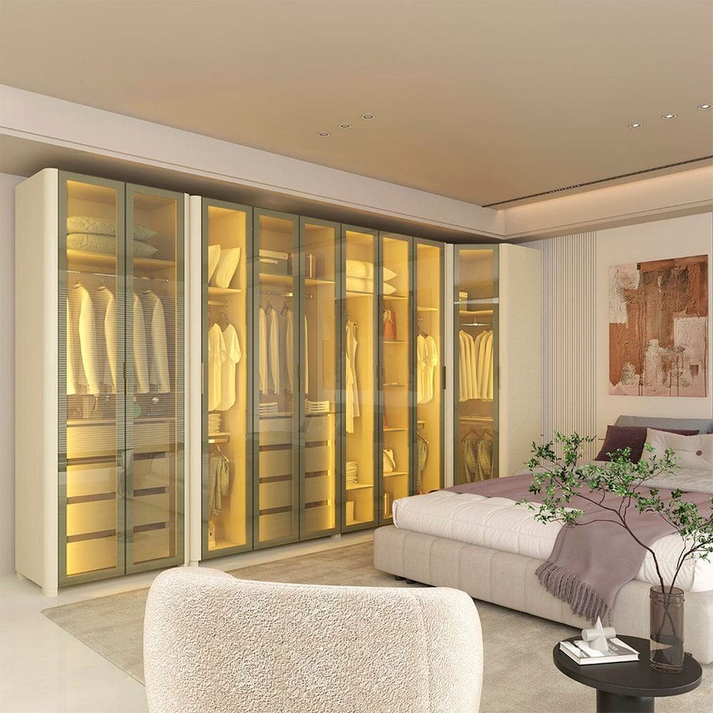 Modulado com 9 Portas 339,2cm X 240cm 100% Mdf Innova Off White