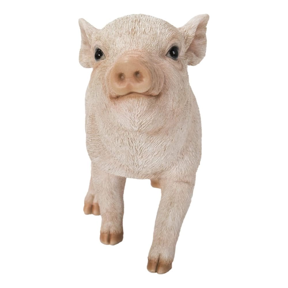 Decoração realista Sculpture Hi-Line Gift Ltd Baby Pig rosa
