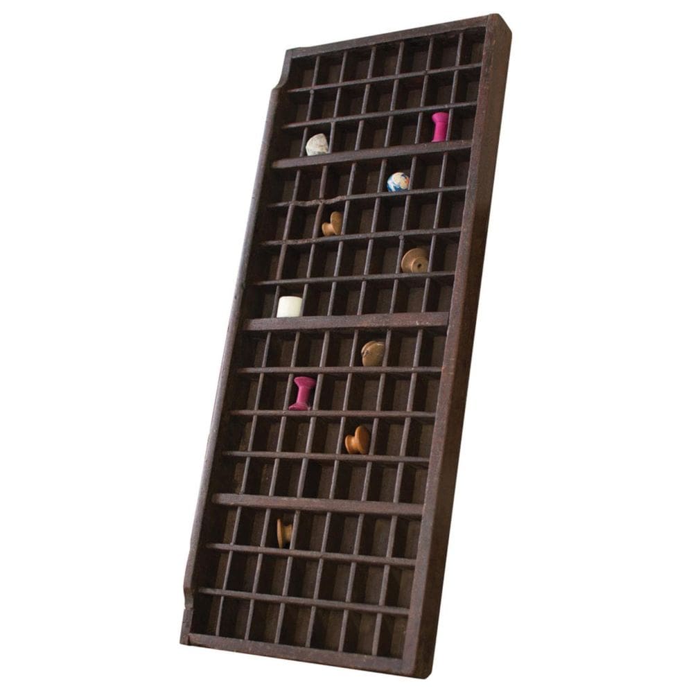 Bandeja de impressoras de madeira KALALOU Brown 31x81 cm