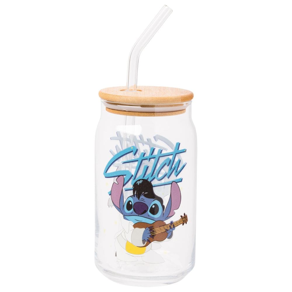 Copo de vidro Silver Buffalo Disney Lilo and Stitch 480 ml