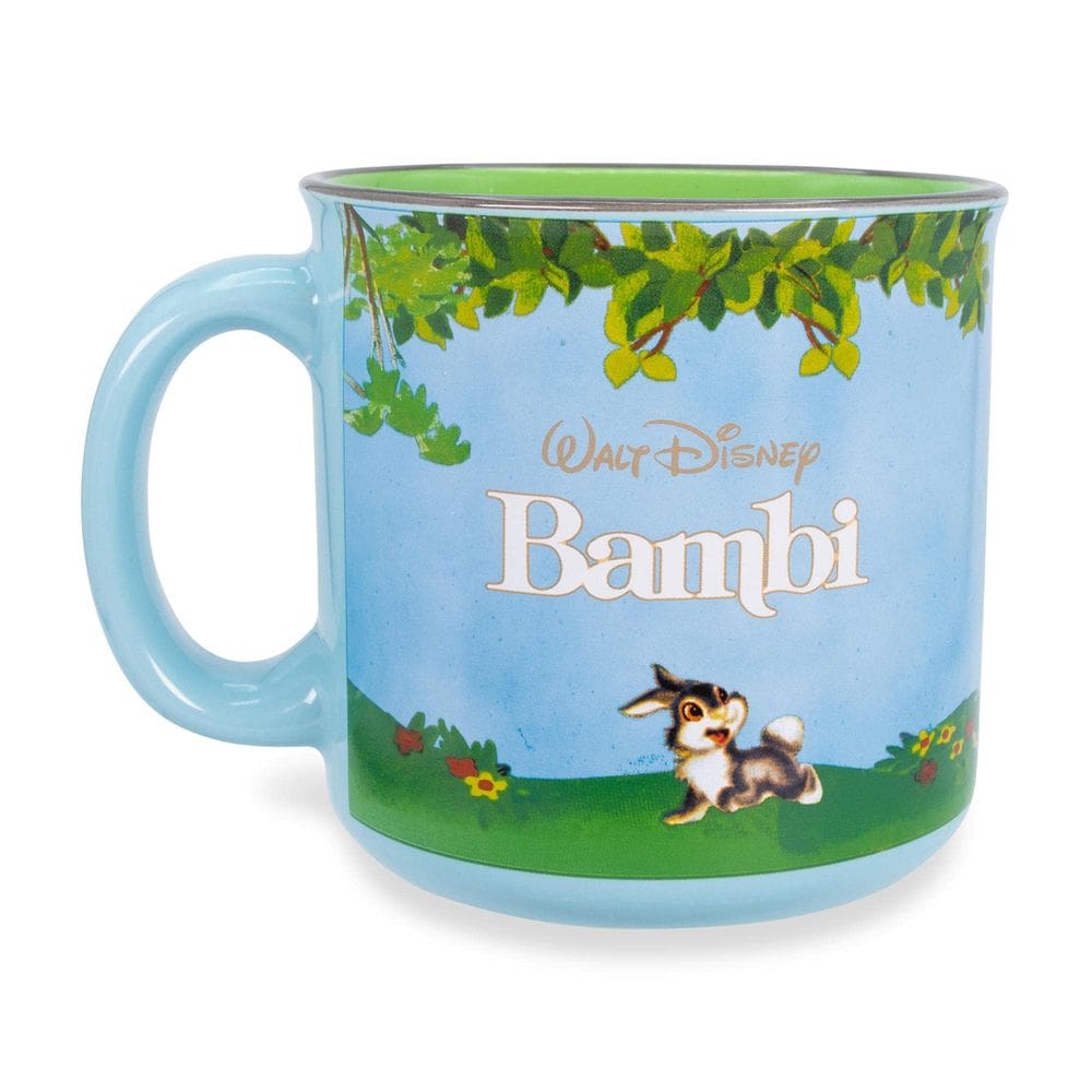 Caneca Camper Disney Bambi Meadow Scene 600 ml de cerâmica sem BPA