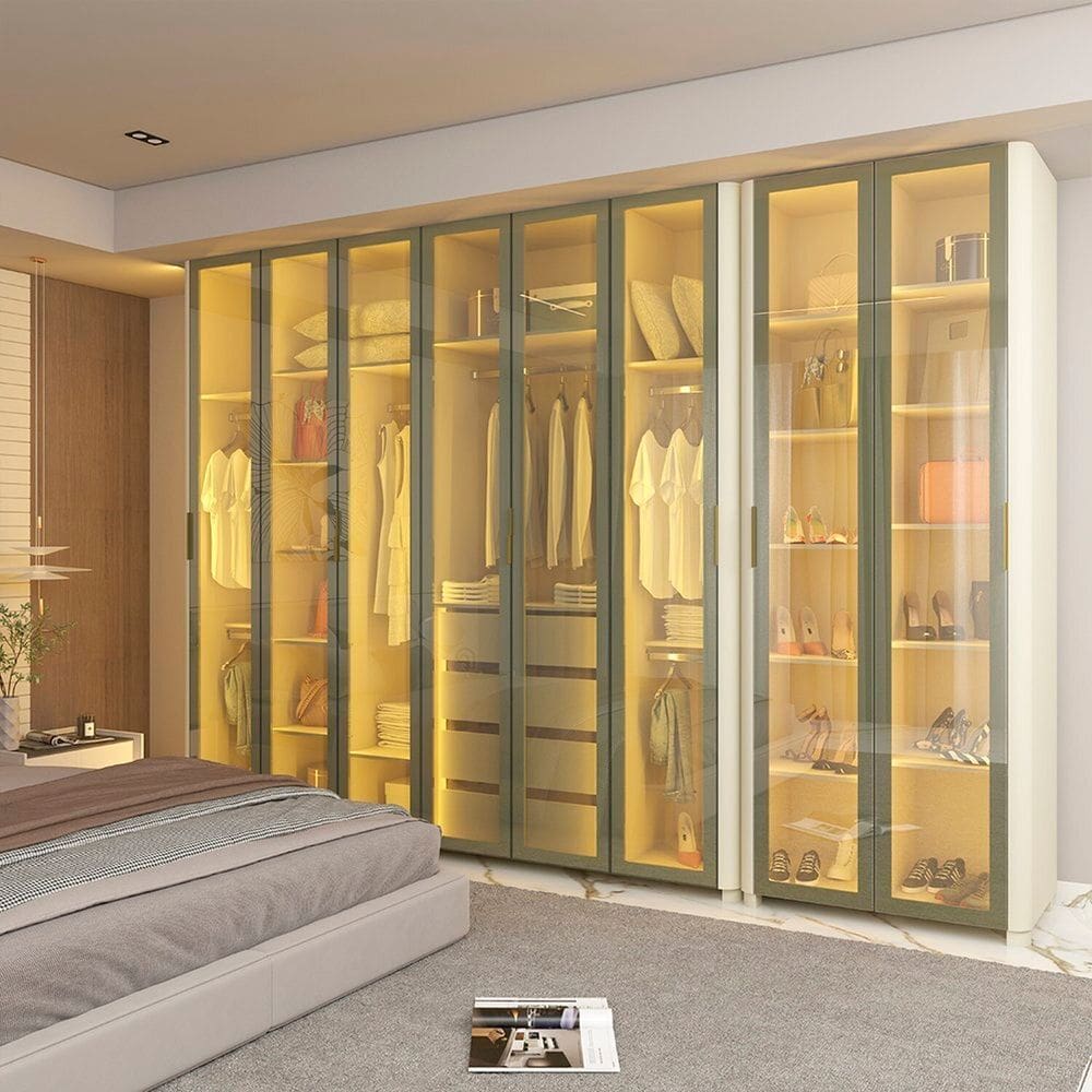 Modulado com 8 Portas 340cm X 055cm 100% Mdf Innova Off White