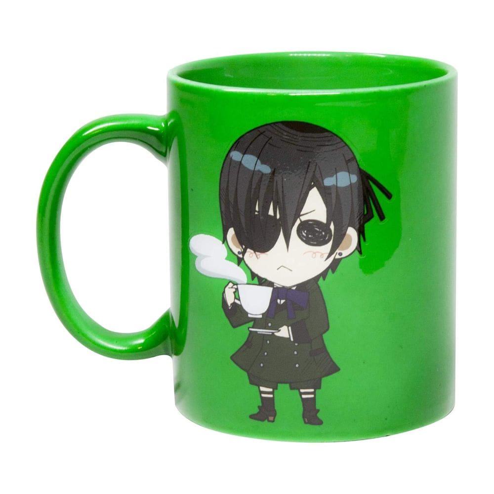 Caneca de café Surreal Entertainment Black Butler Green Logo