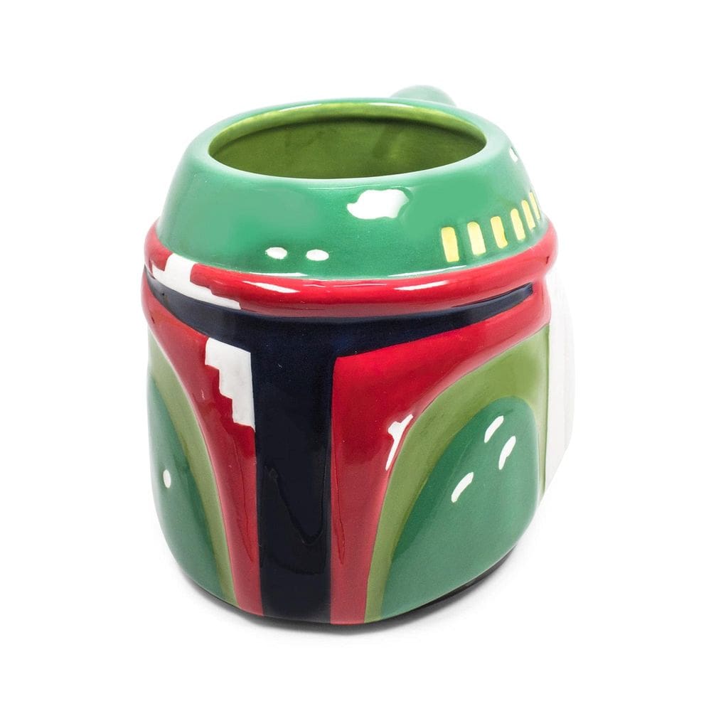Caneca de cerâmica Silver Buffalo Star Wars Boba Fett 600ml