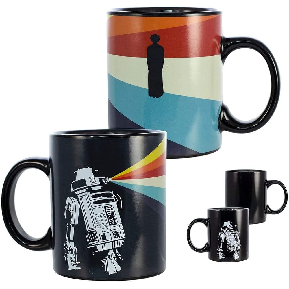 Caneca de café Seven20 Star Wars R2-D2 com mudança de cor 325 ml