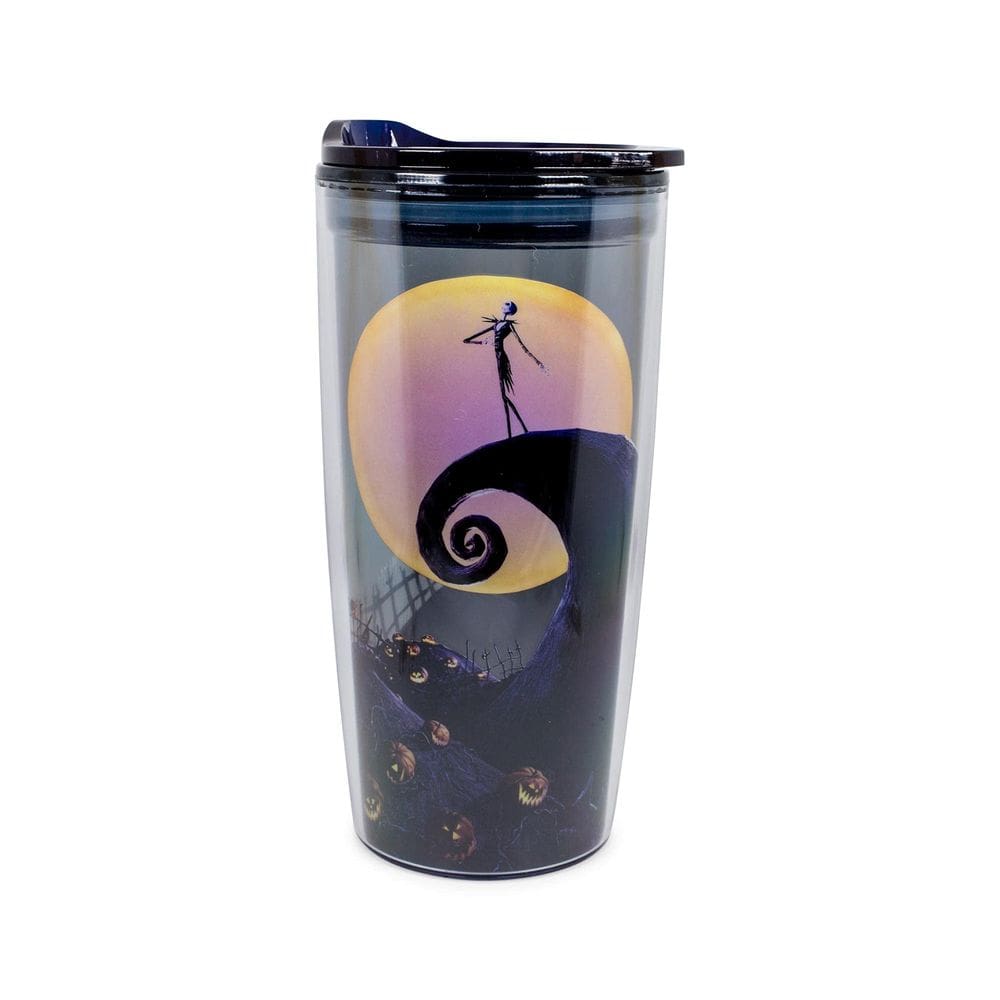 Copo de viagem Silver Buffalo Disney Nightmare 600ml Jack