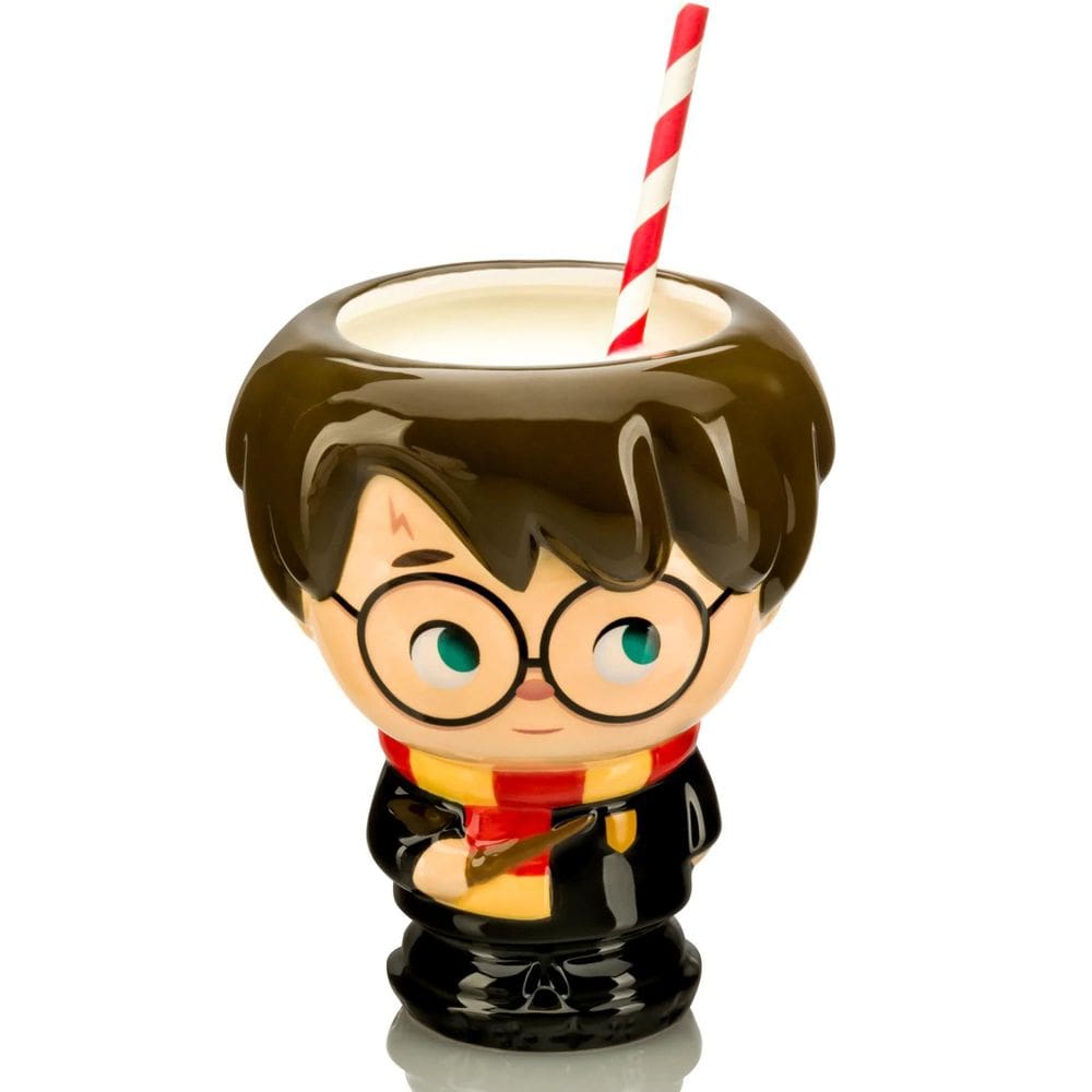 Caneca de café Harry Potter Kawaii Figure Goblet Cup 480 ml de cerâmica