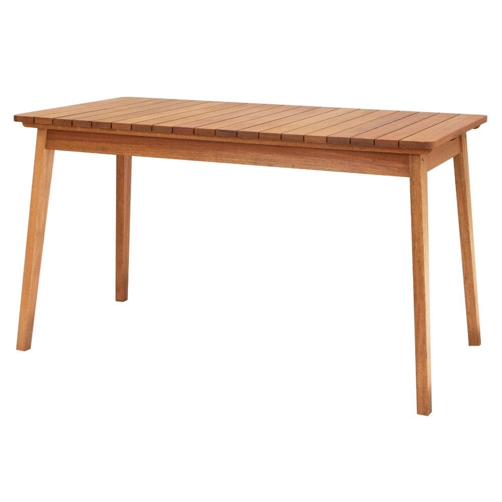 Mesa para Jardim 6 Lugares Madeira Maciça Santa Mônica Natural