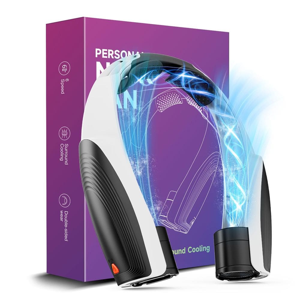 Ventilador de pescoço Slientspin AI Portable 6 velocidades 8000mAh recarregável