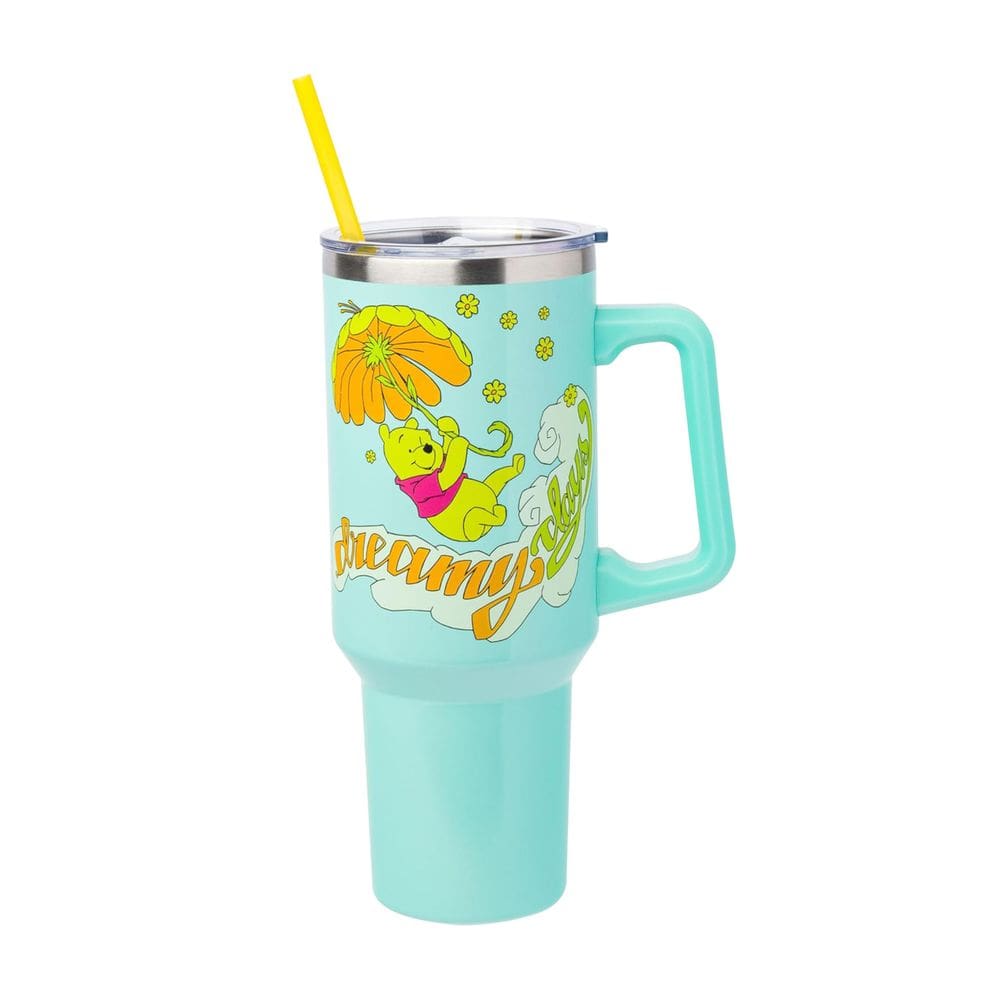 Copo Silver Buffalo Disney Winnie the Pooh 1,2 L em aço inoxidável
