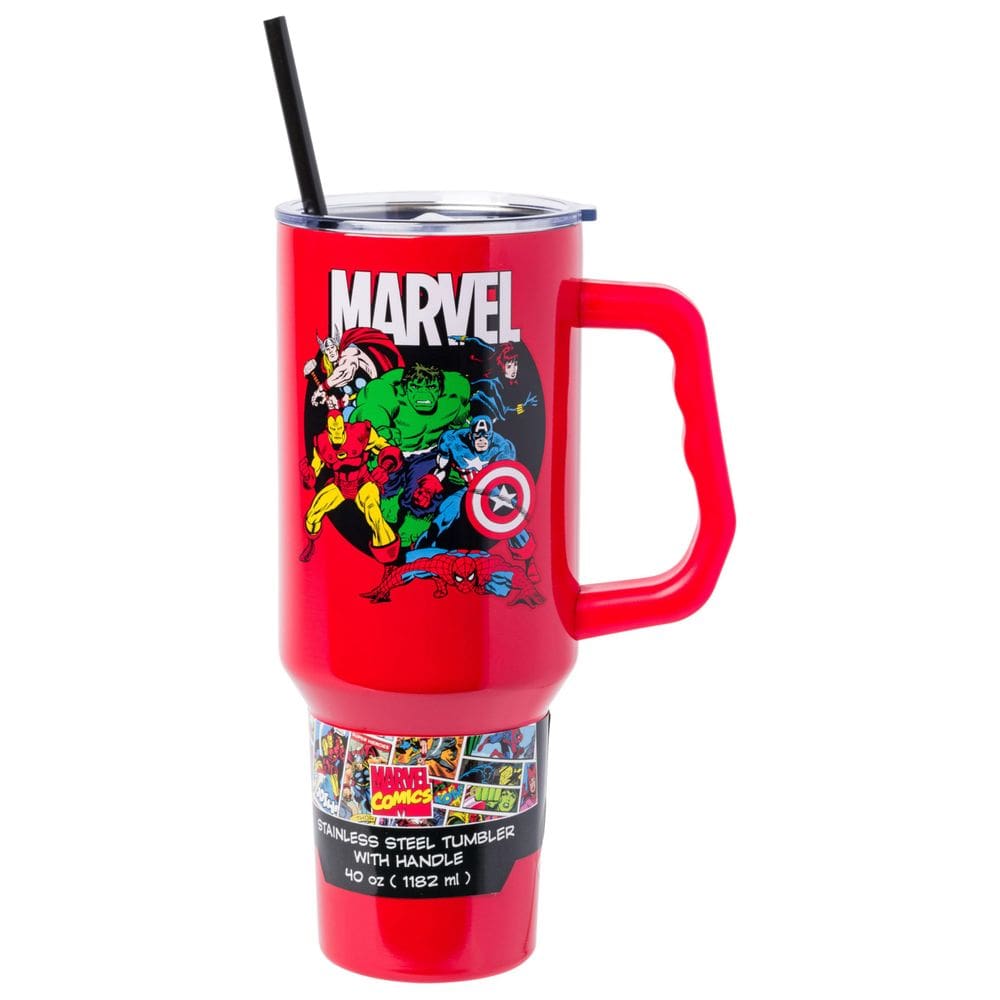 Copo Silver Buffalo Marvel Avengers 1,2 L em aço inoxidável