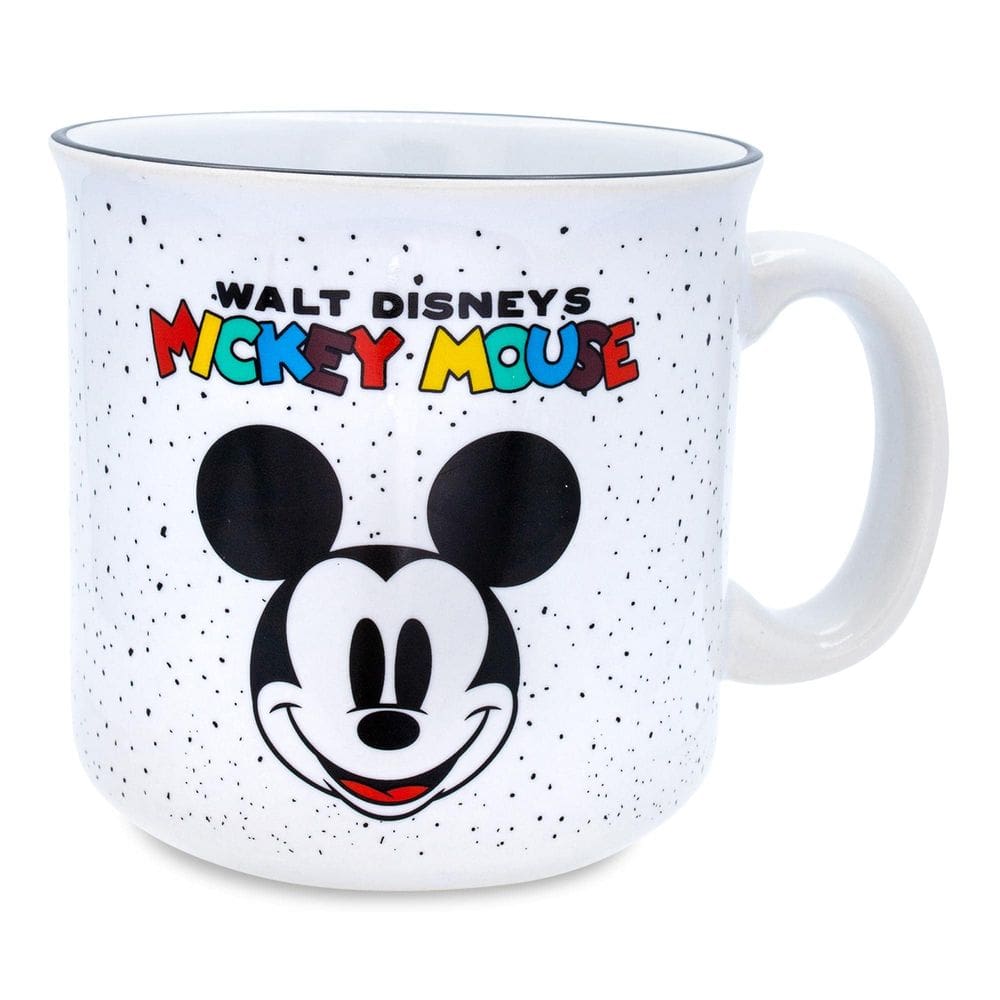 Caneca Camper Silver Buffalo Disney Mickey Mouse Rainbow 600ml